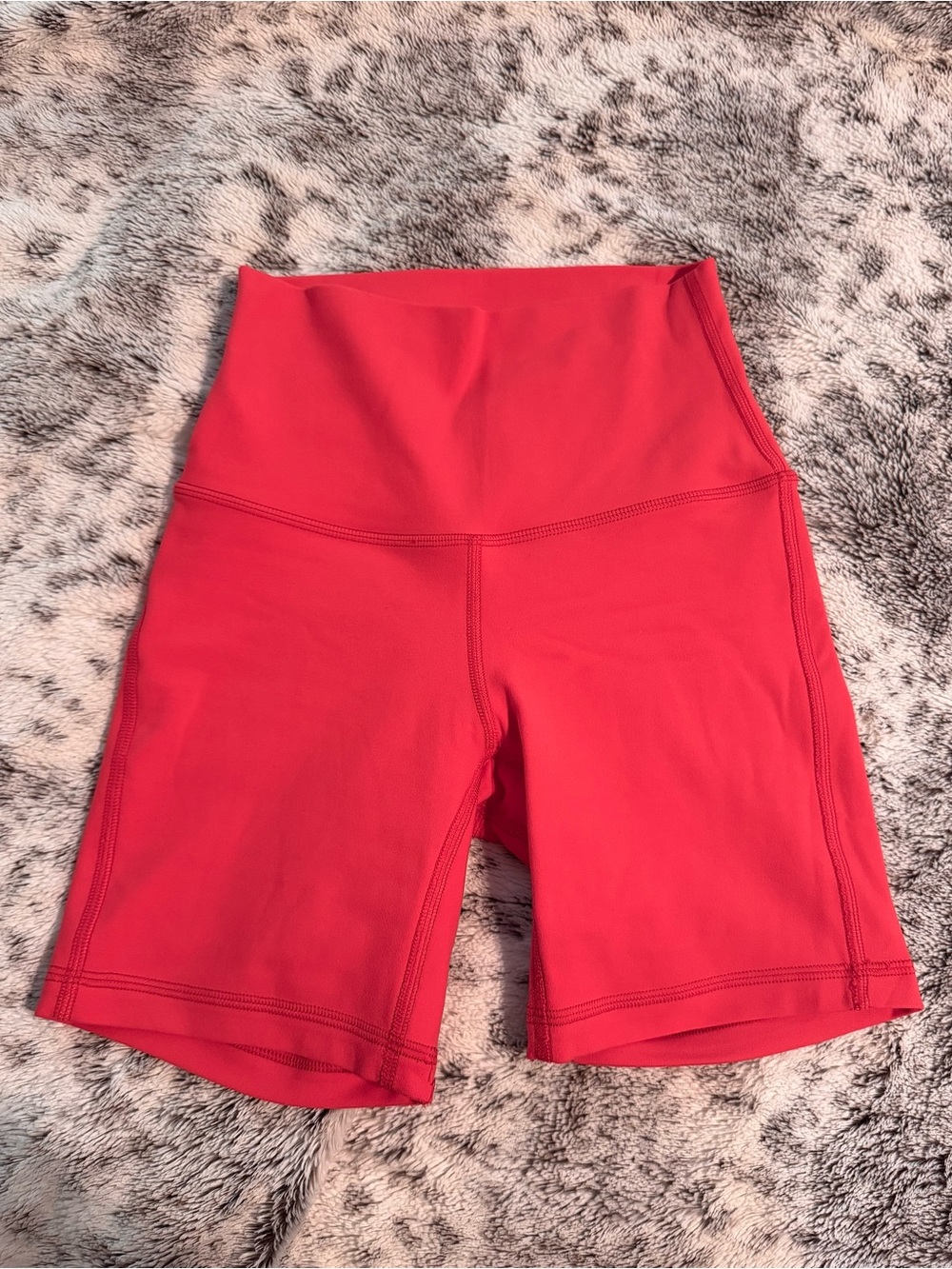 lululemon Align Red High-Rise 6” Shorts 2